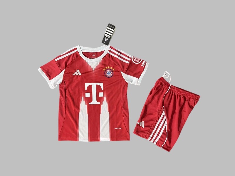 25-26 Bayern Home Kids Cheap Soccer Jerseys Yupoo