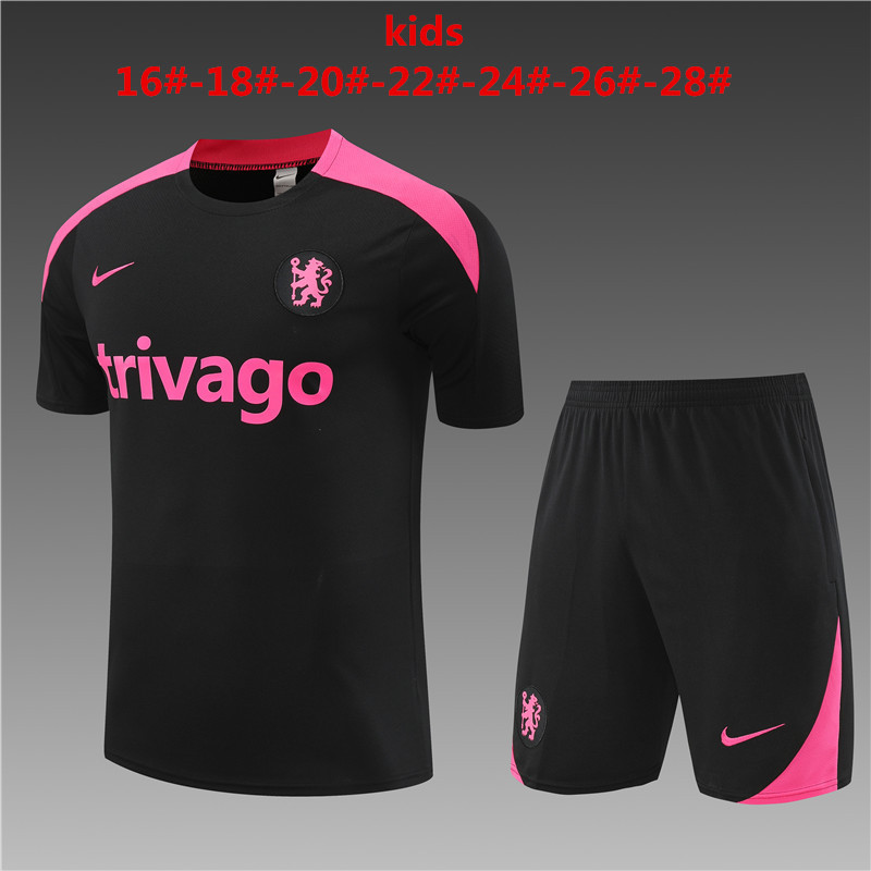 24-25 Chelsea Kids Training Soccer Jerseys Yupoo