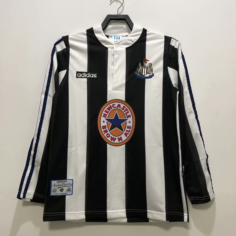 95-97 Newcastle Home Retro Long Sleeves Soccer Jerseys Yupoo