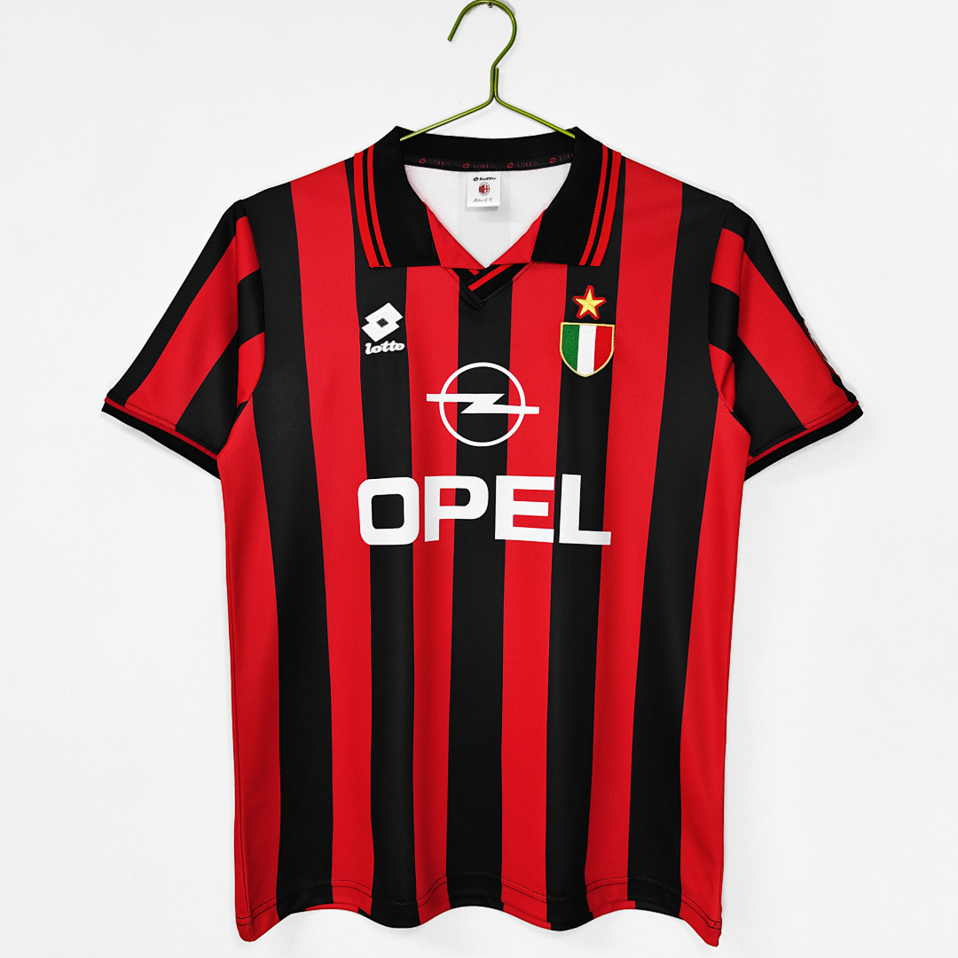96-97 AC Milan Home Retro Cheap Soccer Jerseys Yupoo