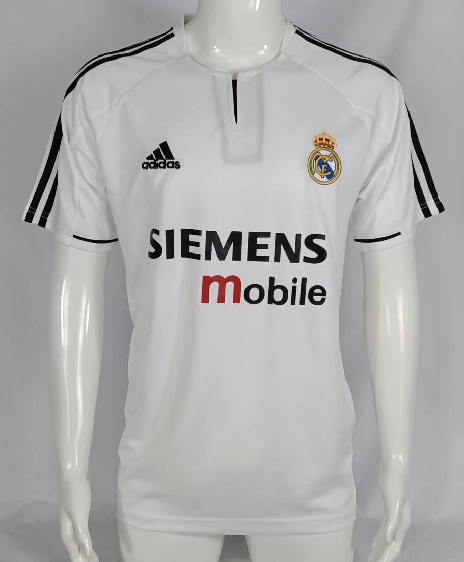 03-04 Real Madrid Home Retro Soccer Jerseys Yupoo
