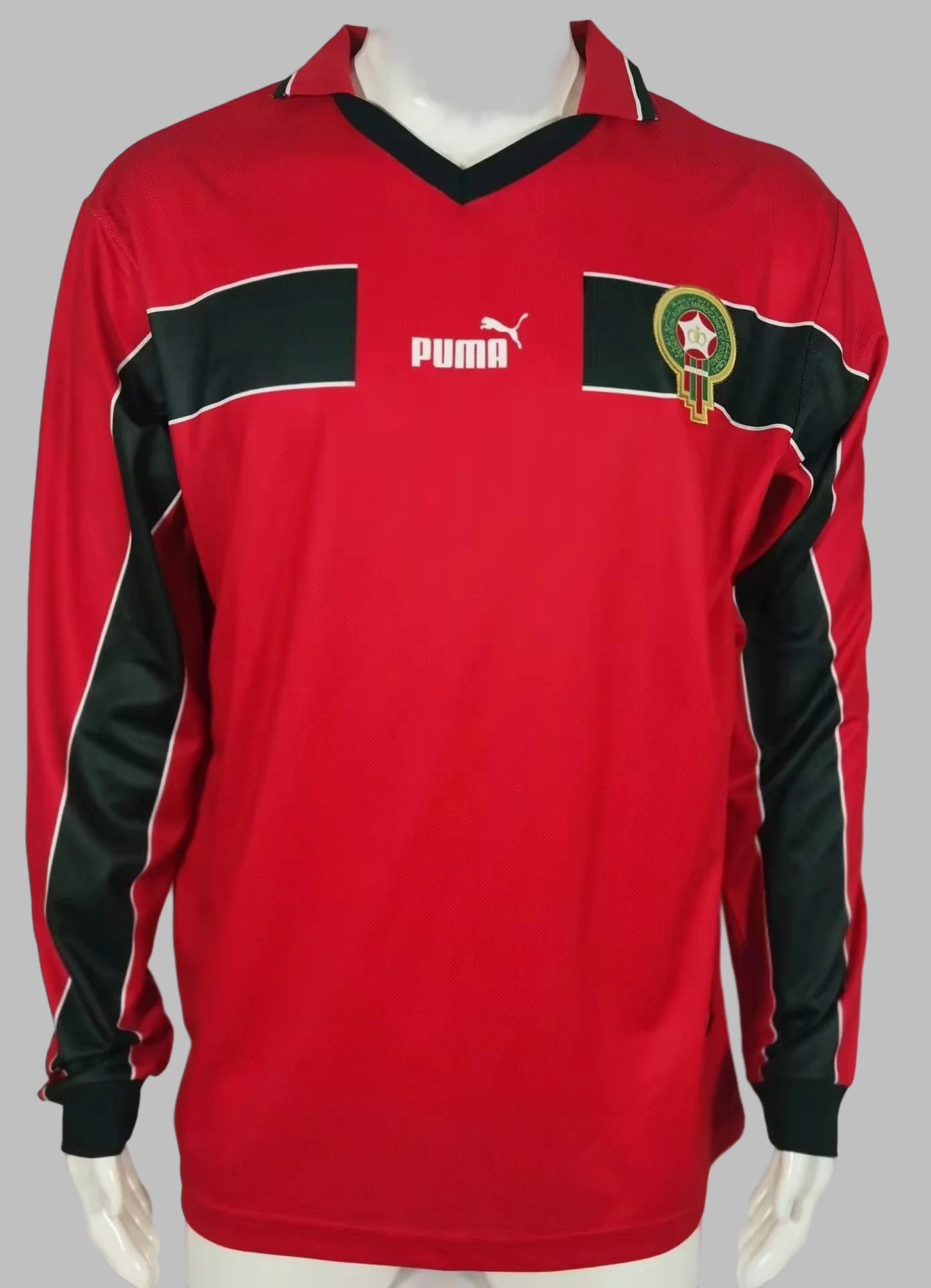 1998 Morocco Third Retro Long Sleeve Soccer Jerseys Yupoo