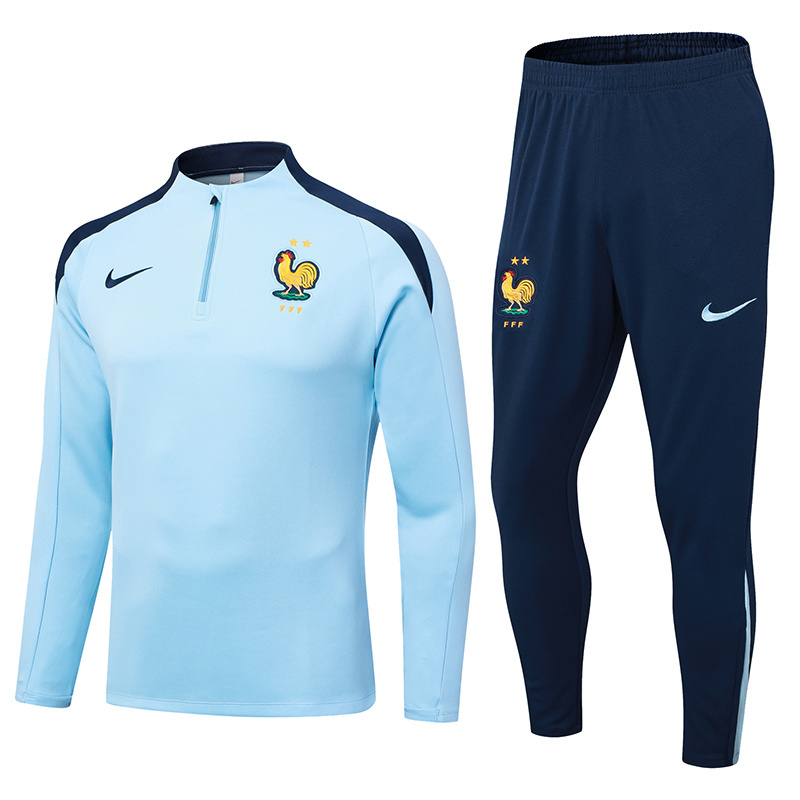 2024 France Long Sleeve Training Suit Yupoo