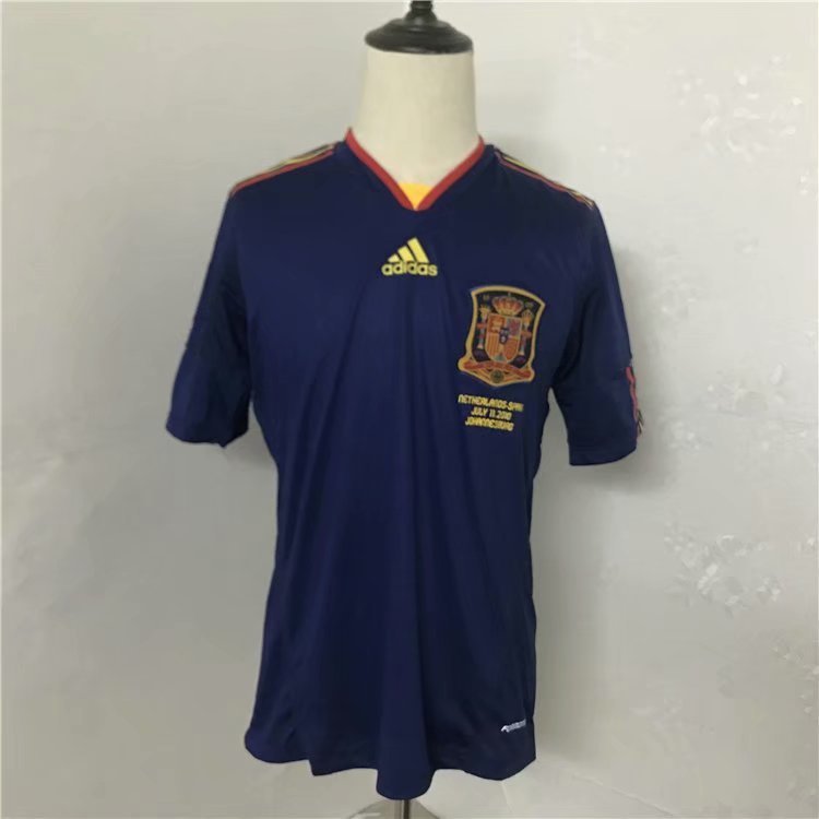 2010 Spain Away Retro Soccer Jersey Yupoo
