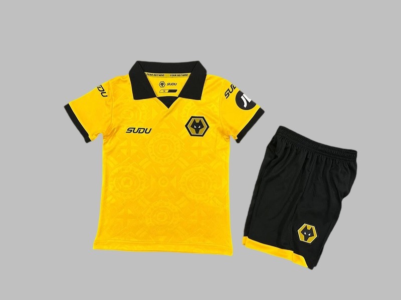 25-26 Wolve Home Kids Cheap Soccer Jerseys Yupoo