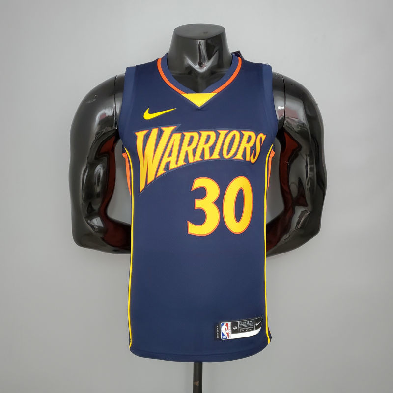 New Warriors CURRY#30 Black S-XXL
