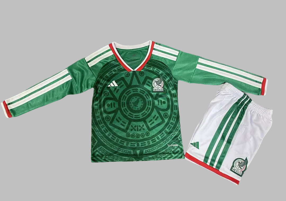 2026 Mexico Home Kids Cheap Soccer Jerseys Yupoo