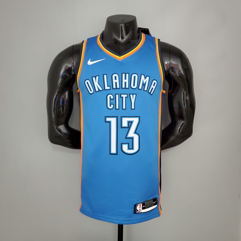 HARDEN#13 Thunder blue NBA Jersey S-XXL