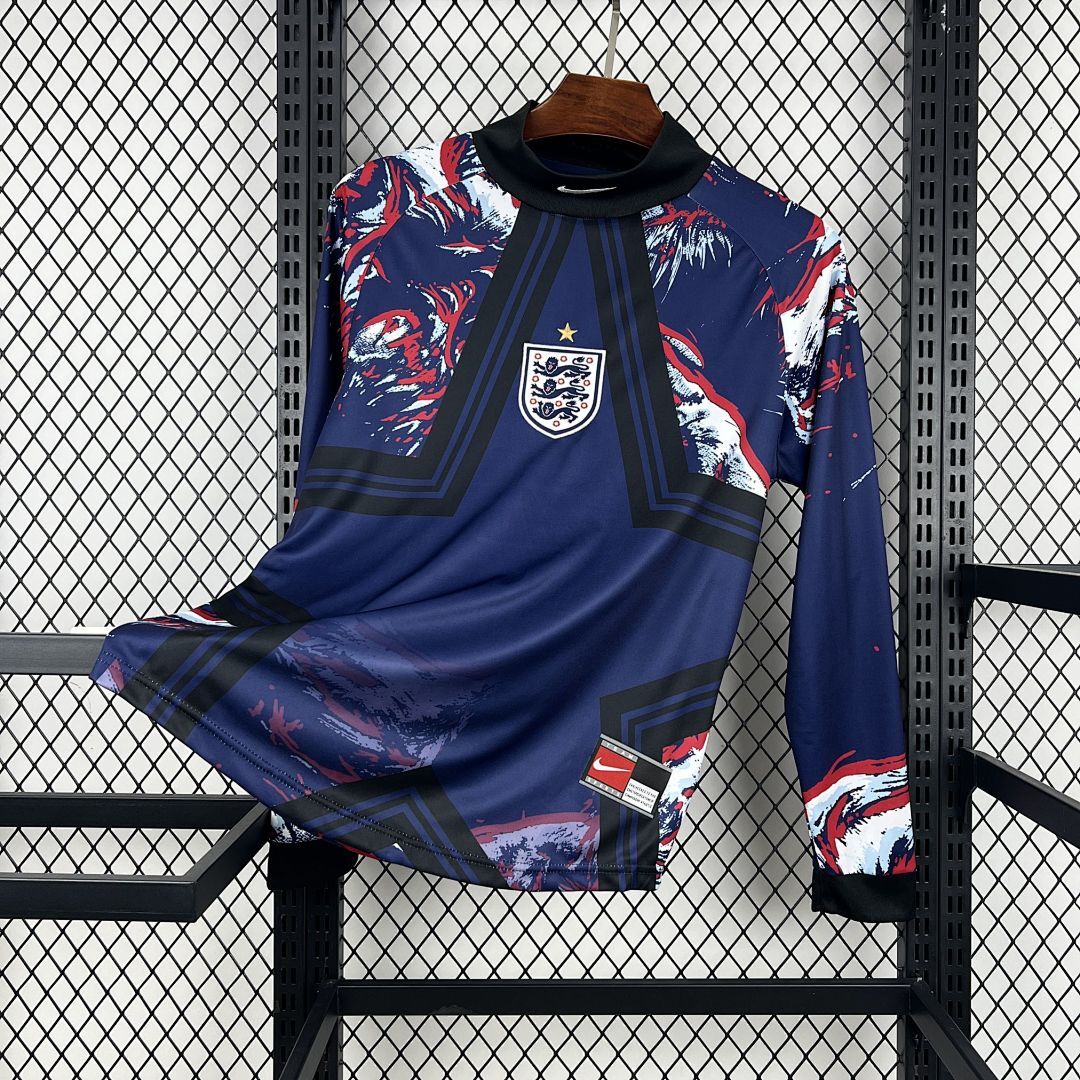 Mens England 2026 Hollywood Goalkeeper Long Sleeve Jersey