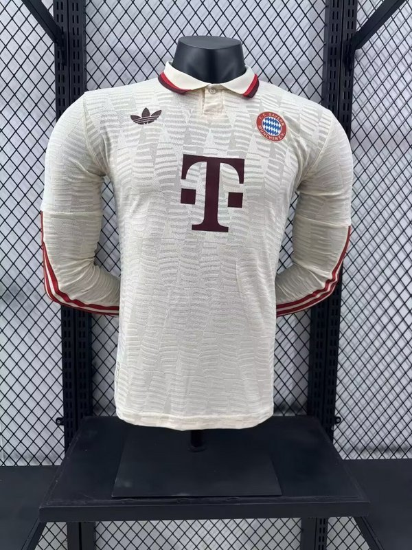 24-25 Bayern Third Player Version Long Sleeve Soccer Jerseys Yupoo