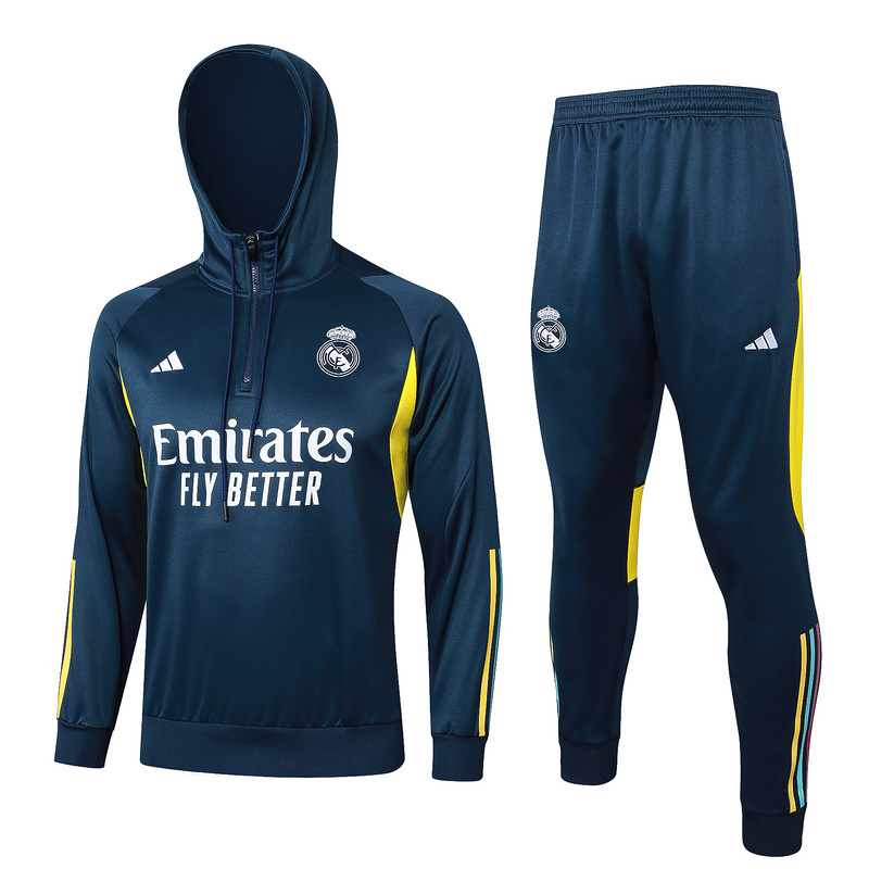 23-24 Real Madrid Hoodie Long Sleeve Training Suit Yupoo