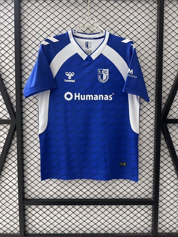 25-26 Magdeburg Home Cheap Soccer Jerseys Yupoo