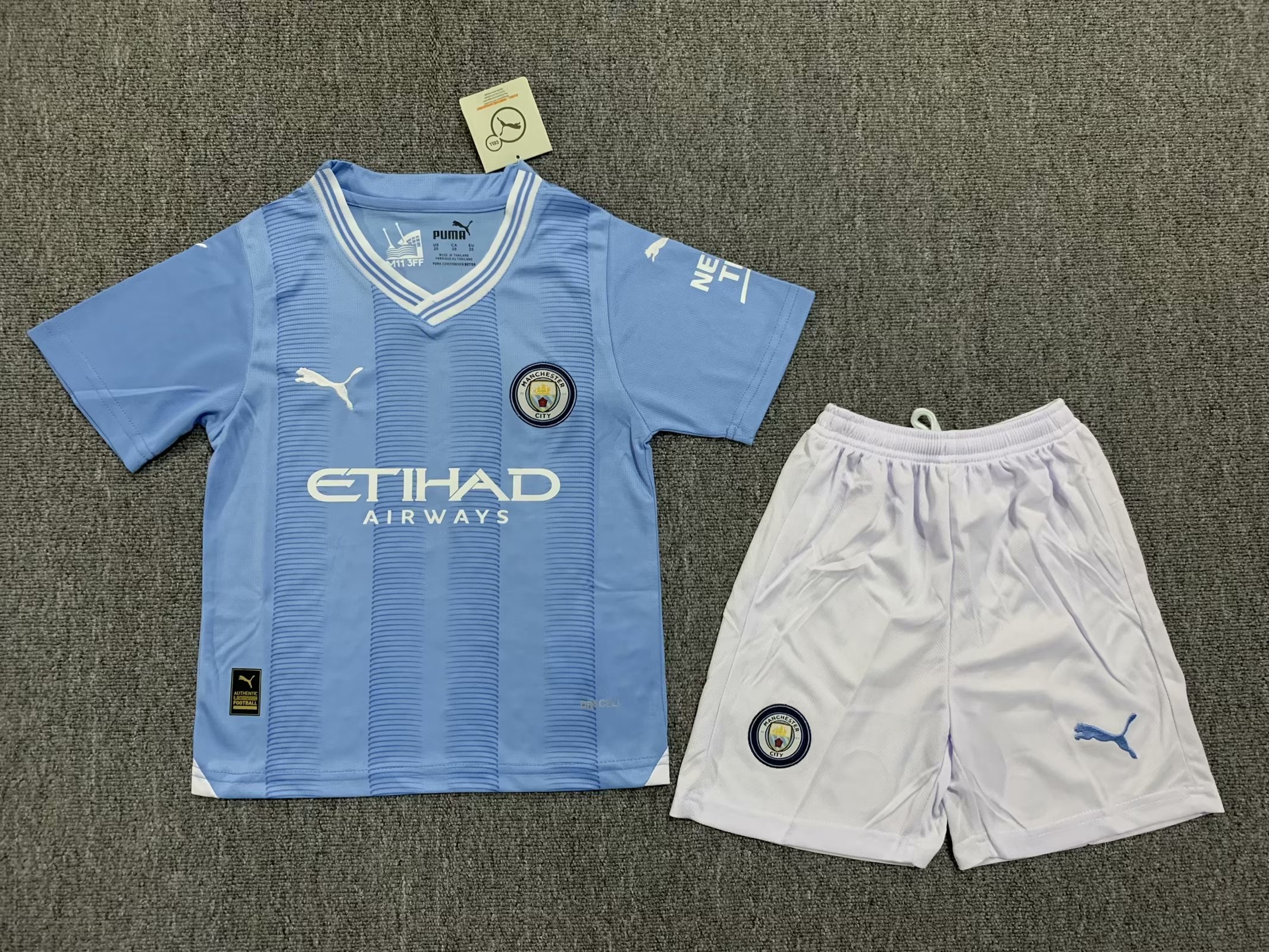 23-24 Manchester City Home Kids Soccer Jerseys Yupoo