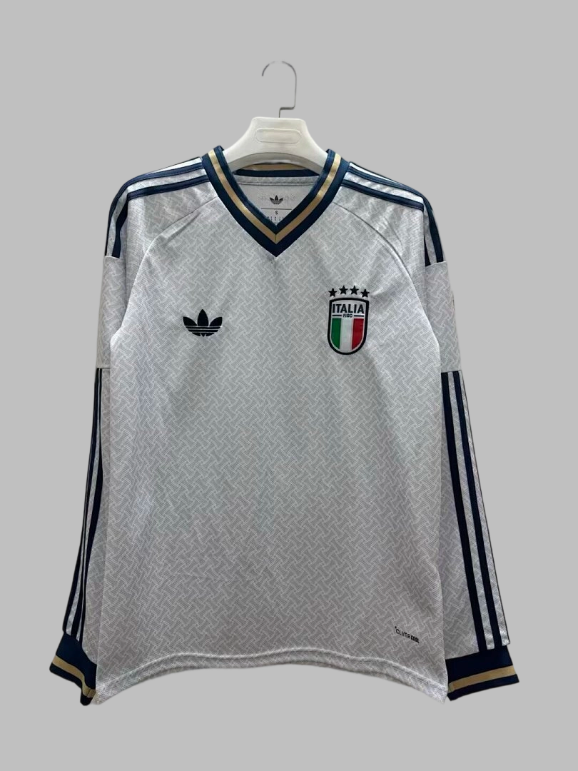 26-27 Italy Away Long Sleeve Cheap Soccer Jerseys Yupoo