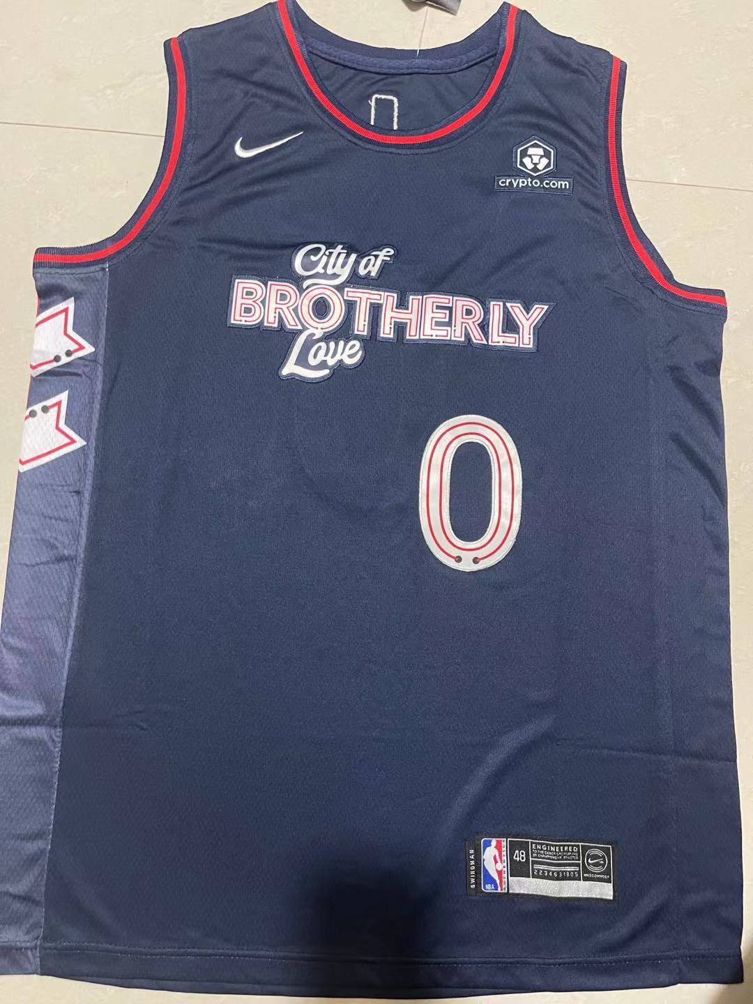2024 76ers #0 Embroidery
