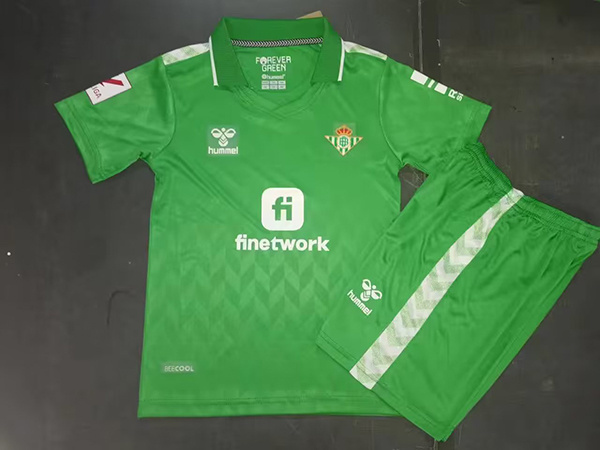 23-24 Real Betis Away Kids Soccer Jerseys Yupoo