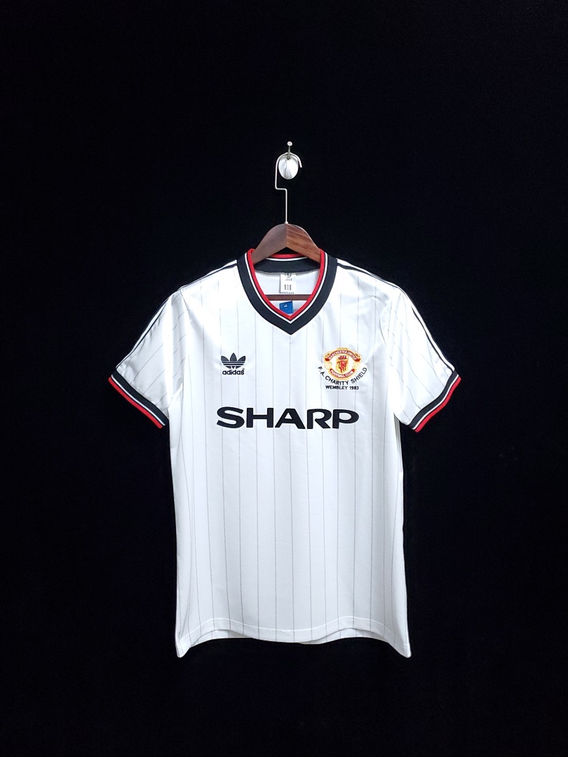 Retro M-u 1983 away S-XXL