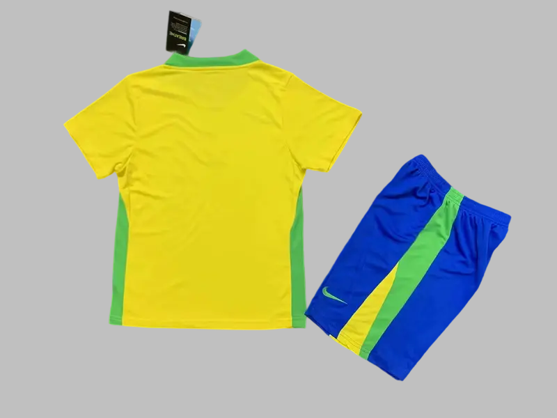 25-26 Brazil Home Kids Cheap Soccer Jerseys Yupoo