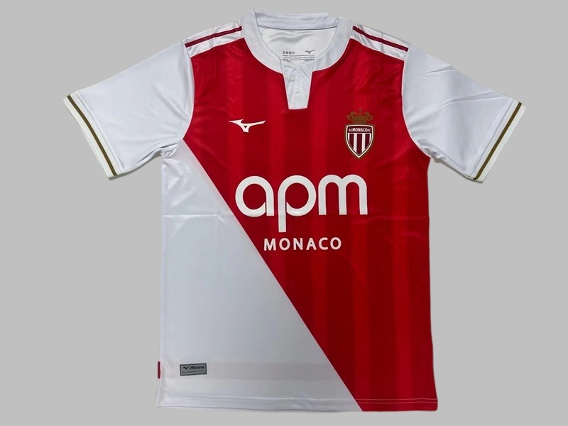 25-26 Monaco Home Cheap Soccer Jerseys Yupoo