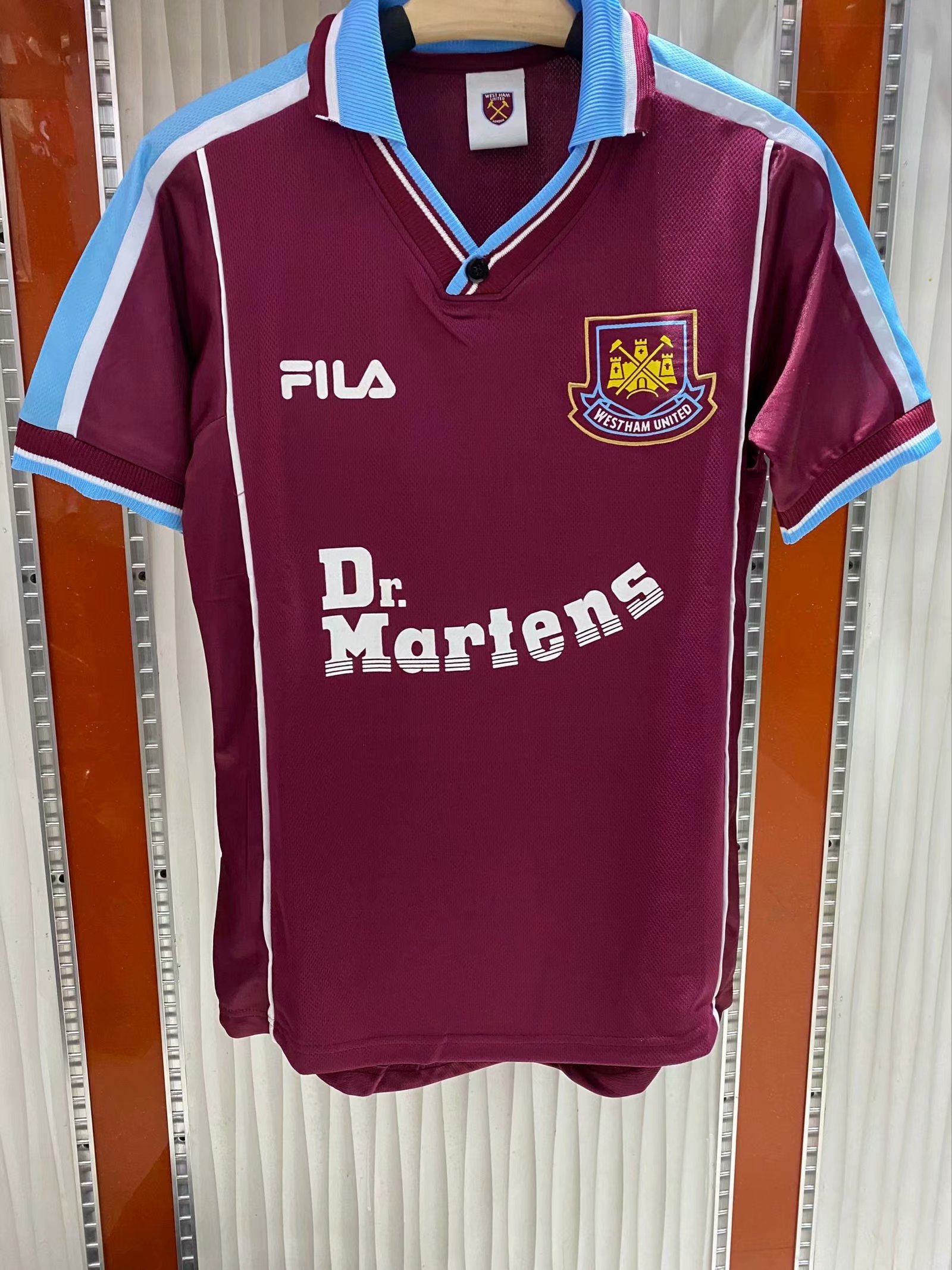 99-01 West Ham United Home Retro Soccer Jerseys Yupoo