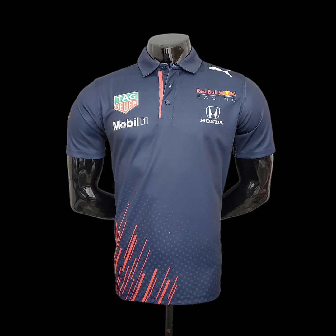 F1 Formula One racing suit; Honda Red Bull racing suit POLO Sapphire S-5XL