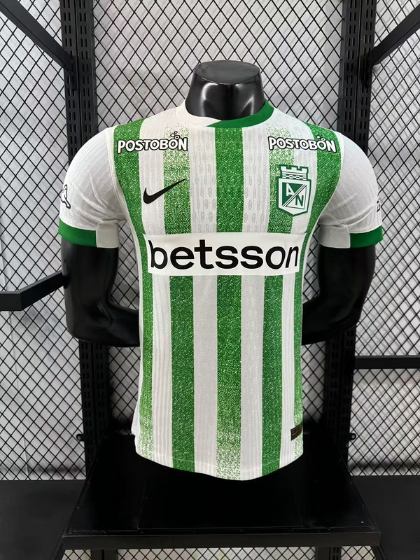 25-26 Atletico Nacional Home Player Version Cheap Soccer Jerseys Yupoo