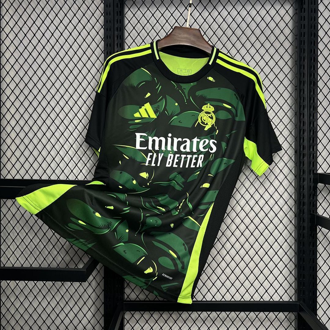 Real Madrid 2024/25 Green and black special edition Jersey S-XXXXL