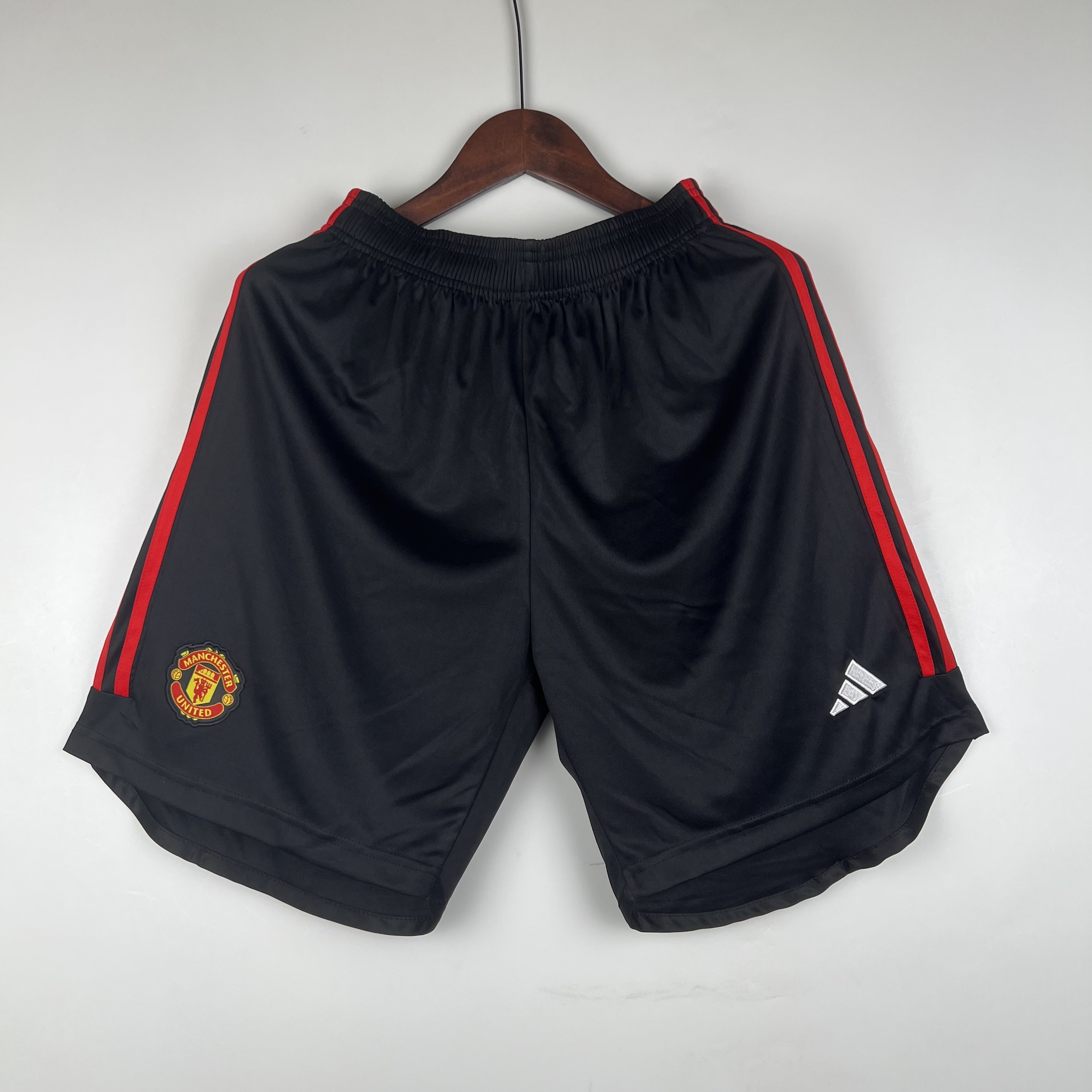 23-24 M-anchester U-nited Black Soccer Shorts Yupoo