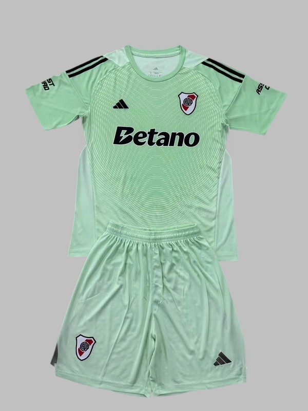 25-26 River Plate Goalkeeper Kids Cheap Soccer Jerseys Yupoo