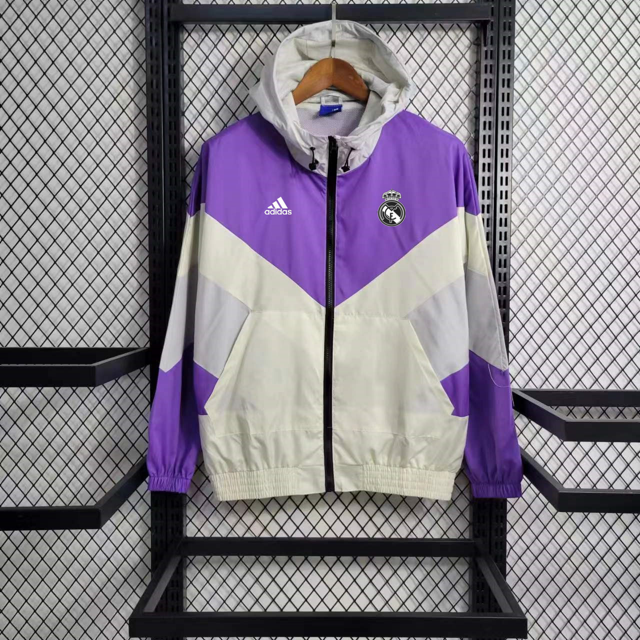 23-24 Real Madrid Windbreaker Hoodie Jackets Yupoo