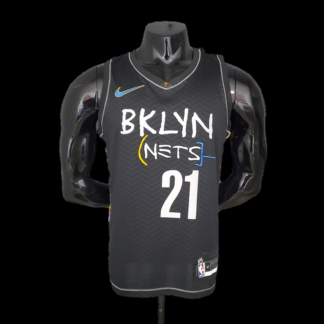 New Brooklyn Nets ALDRIDGE#21 City Edition Black S-XXL