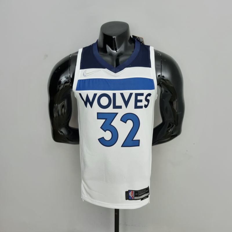 75th Anniversary Minnesota Timberwolves TOWNS#32 Royal White NBA Jersey S-XXL
