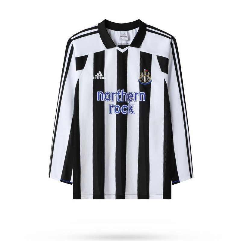 2003-05 Newcastle United Home Retro Long Sleeve Soccer Jerseys Yupoo