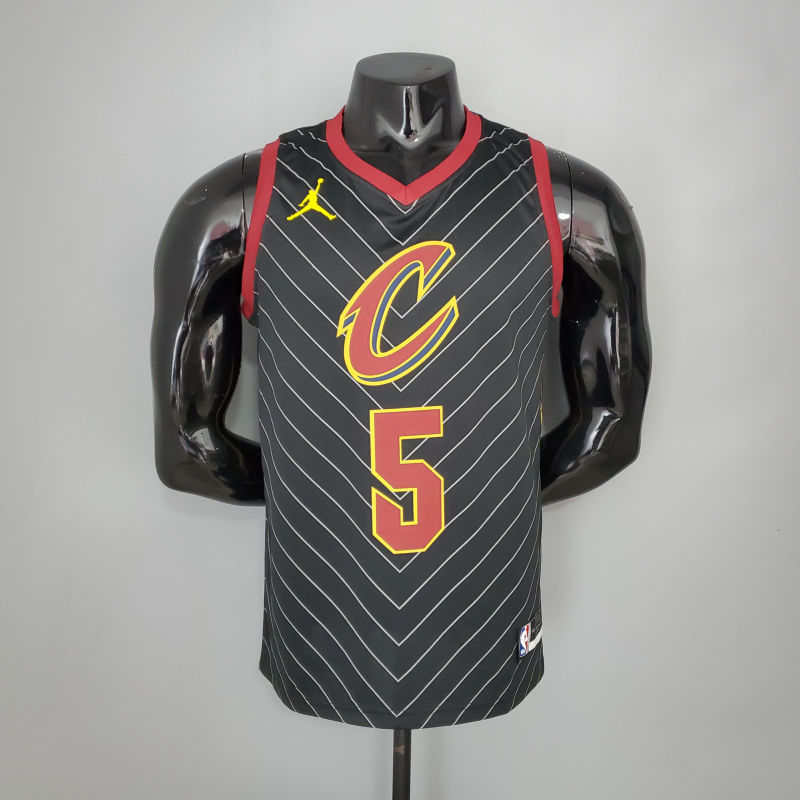 2021 SMITH JR.#5 Cavaliers JORDAN Theme Limited Edition Black NBA Jersey S-XXL