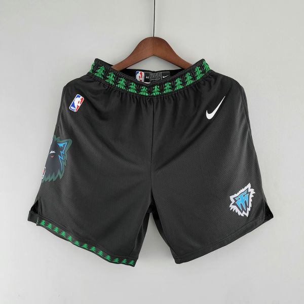 Minnesota Timberwolves retro NBA Shorts Black S-XXL