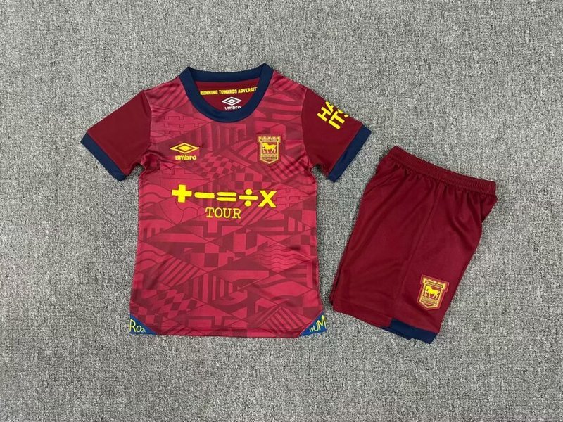 24-25 Ipswich Town Away Kids Soccer Jerseys Yupoo