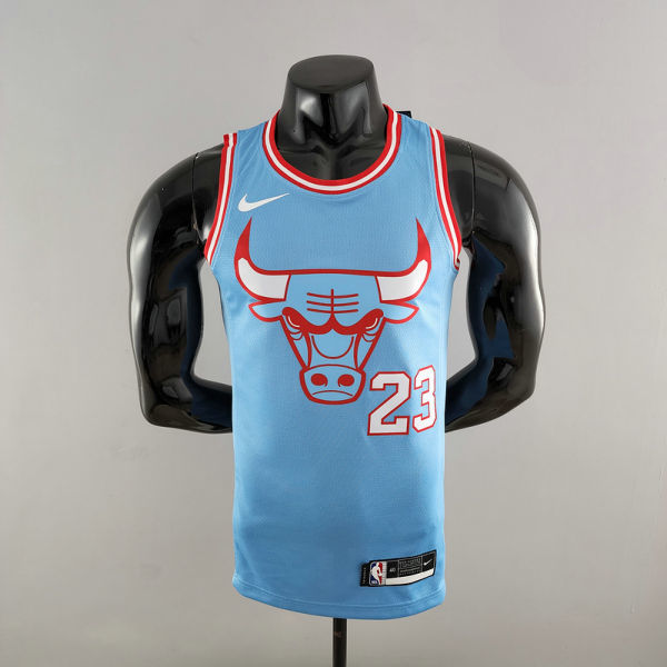 Chicago Bulls JORDAN#23 Blue NBA Jersey S-XXL