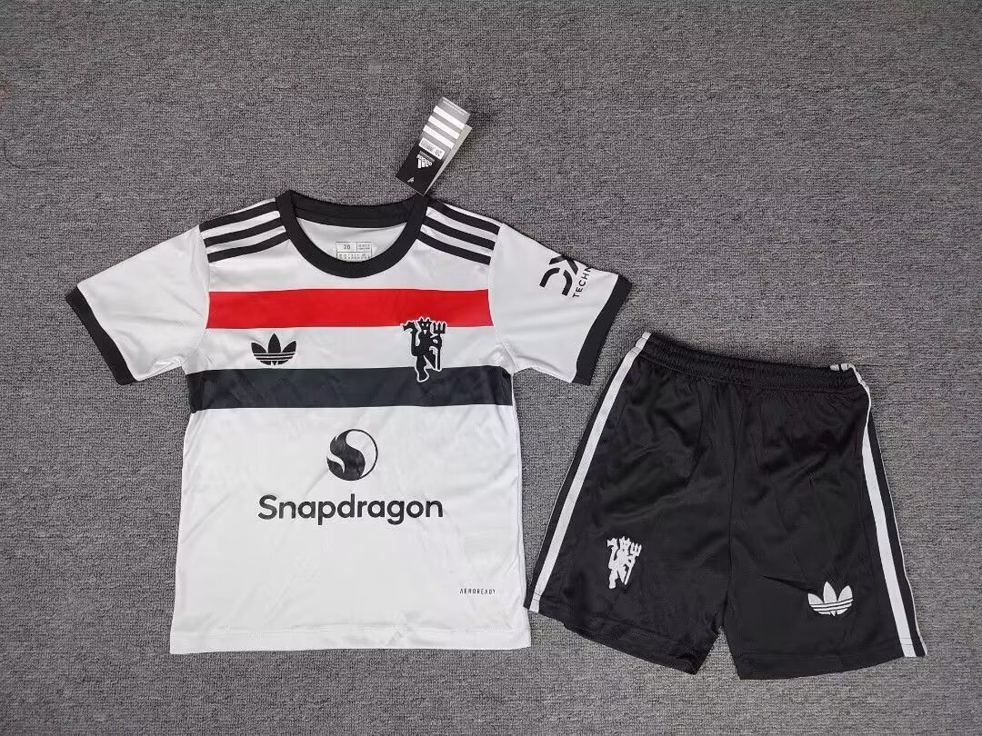 24-25 M-anchester U-nited Third Kids Soccer Jerseys Yupoo