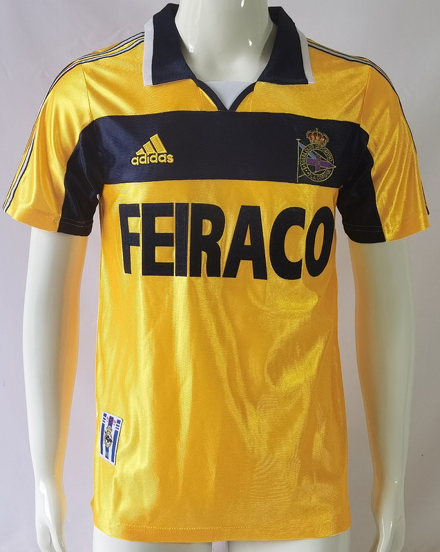 1999-00 Deportivo Third Retro Soccer Jerseys Yupoo