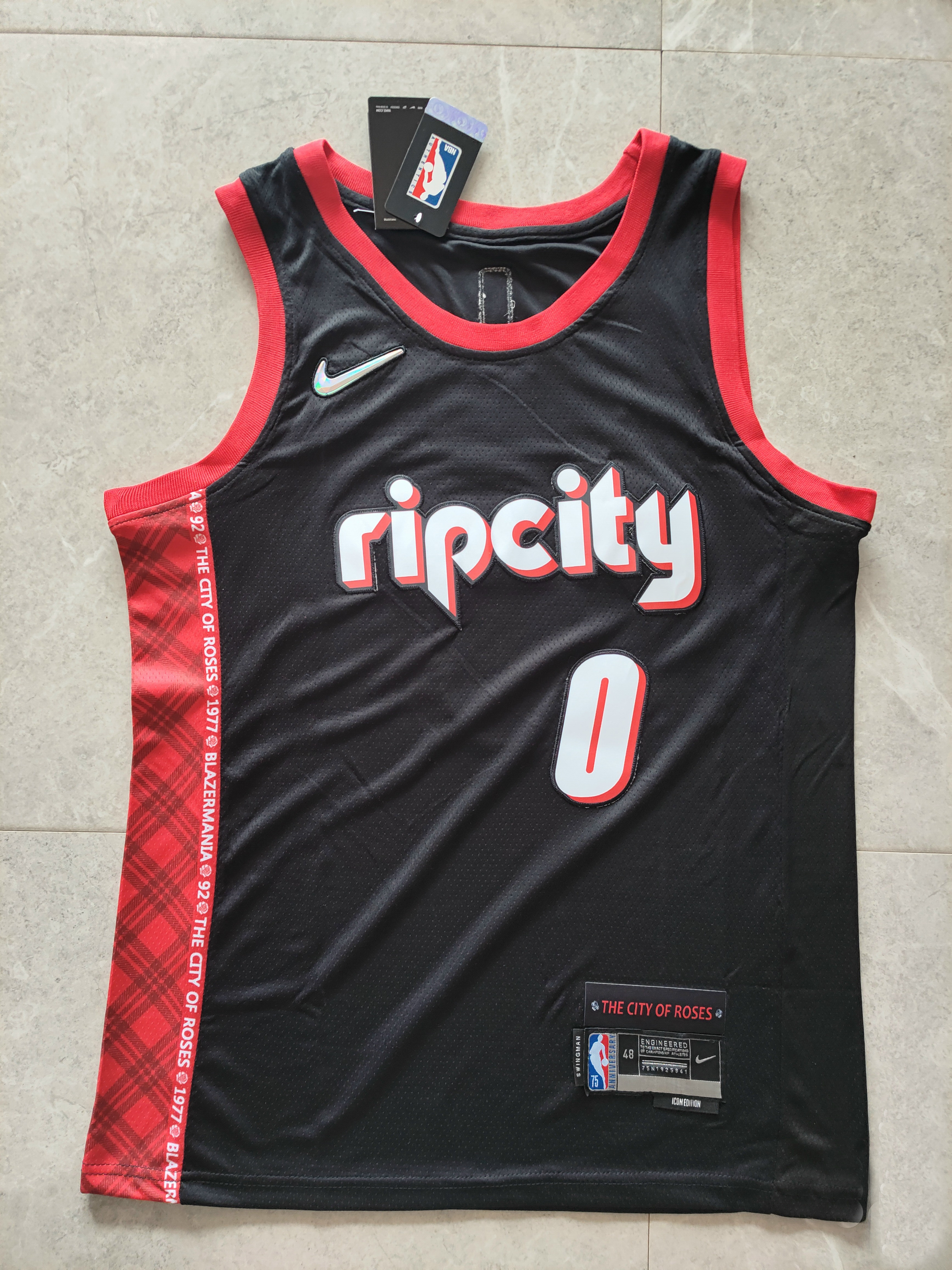 Blazers #0 Embroidery
