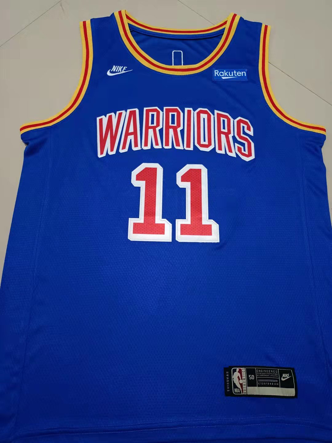 Warriors #11 Retro Embroidery