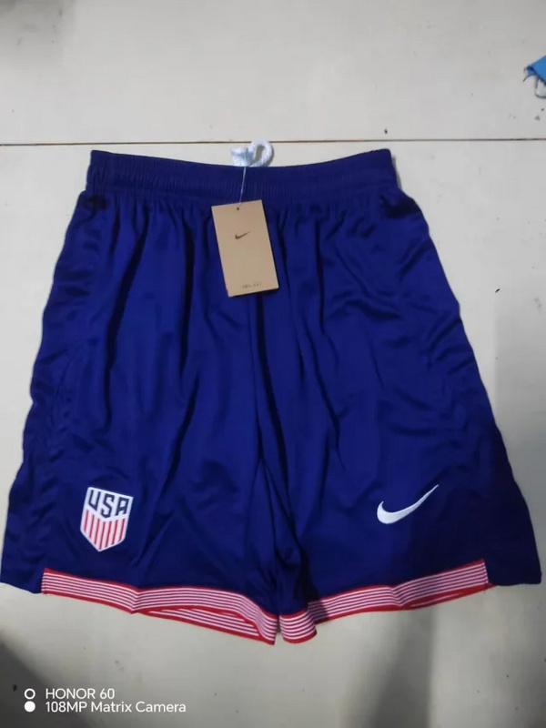 24-25 USA Away Soccer Shorts Yupoo