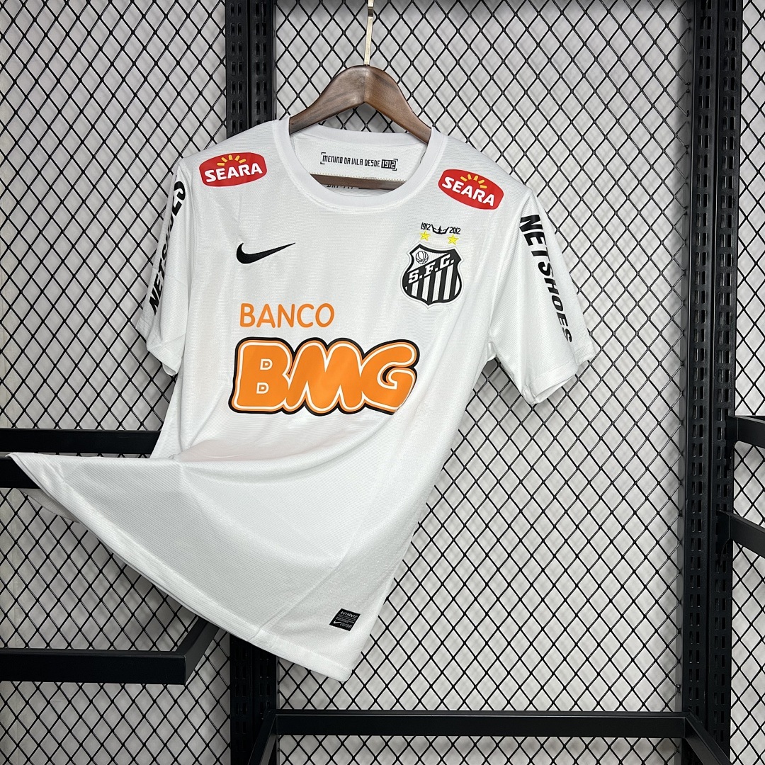 Santos 2011/12 Centennial Home Retro Jersey