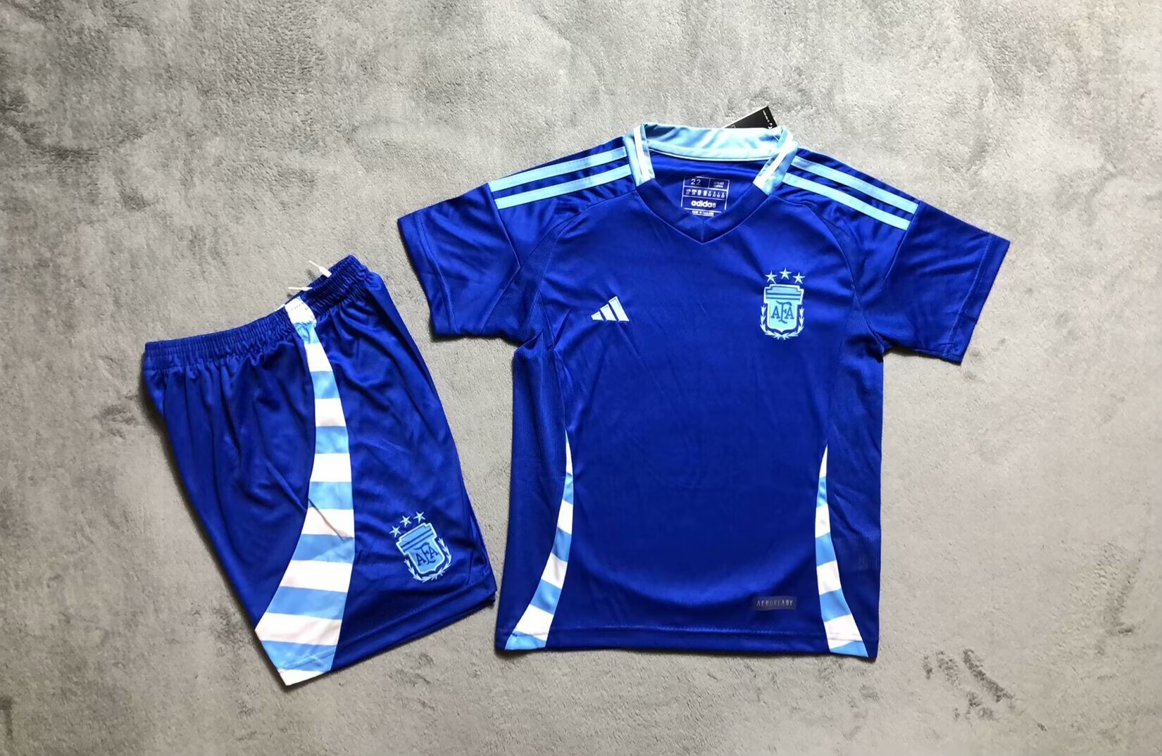 2024 Argentina Away Kids Soccer Jerseys Yupoo