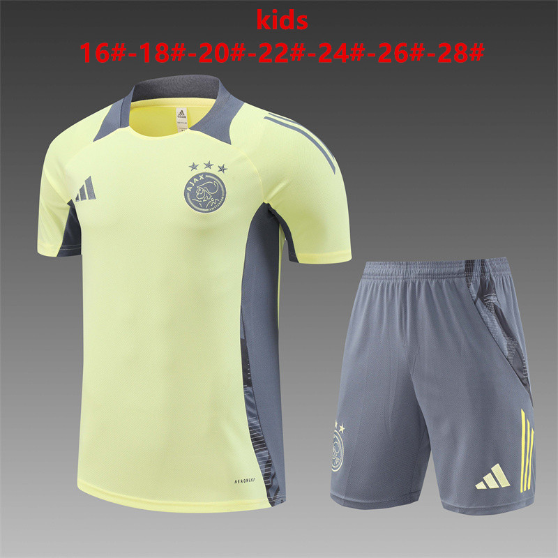 24-25 Ajax Kids Training Soccer Jerseys Yupoo