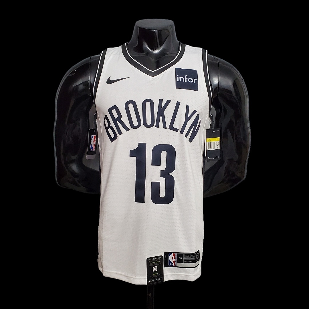 Brooklyn Nets Harden #13 White S-XXL