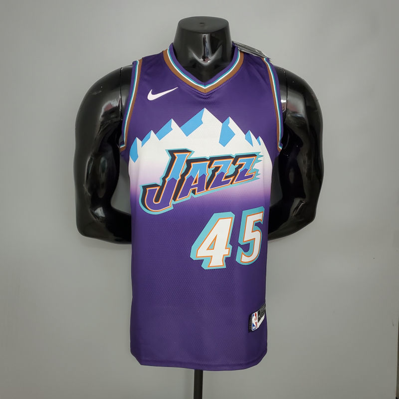 MITCHELL#45 Retro Jazz Snow Mountain Edition Purple S-XXL