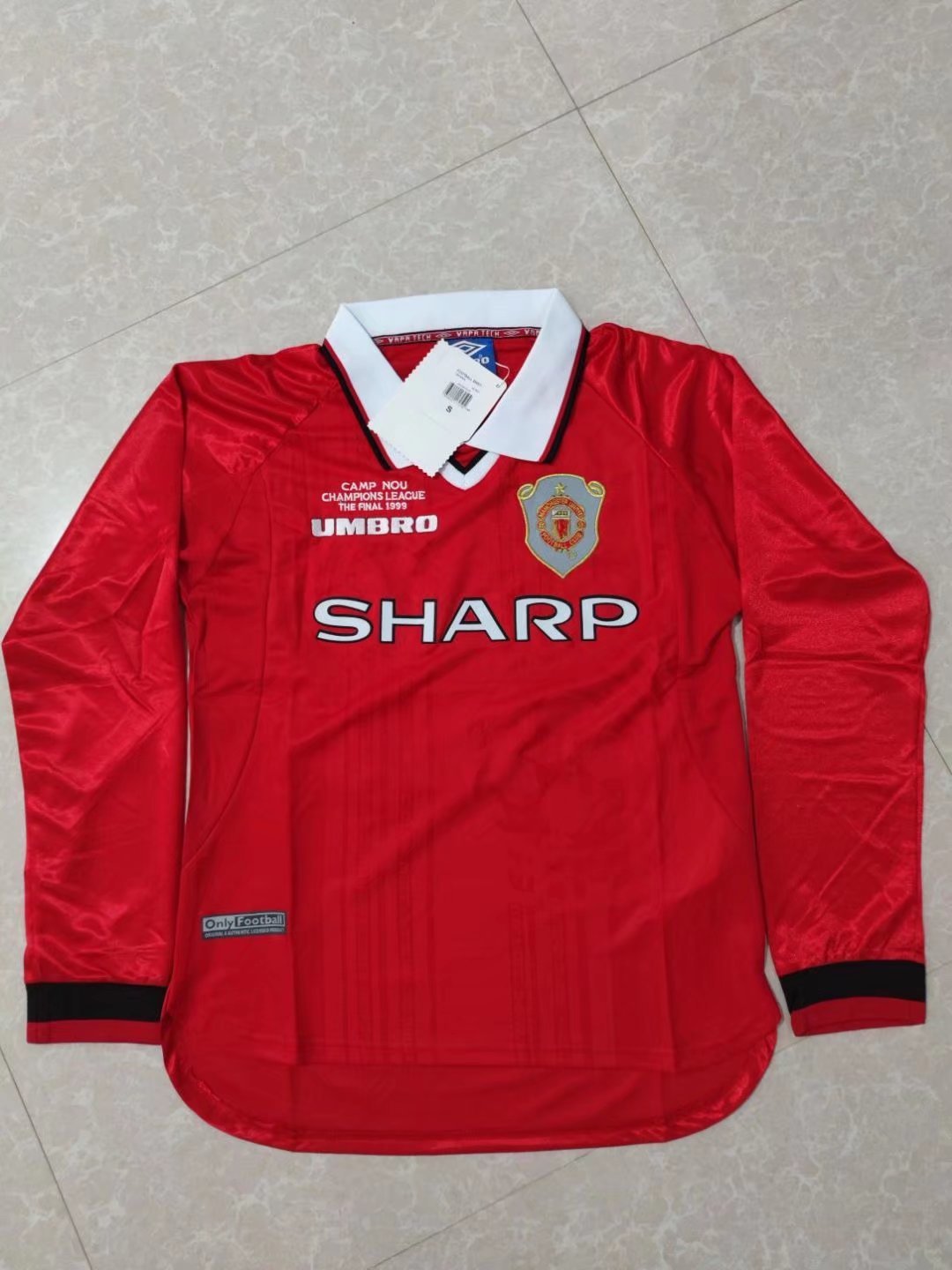 1999 M-anchester U-nited Long Sleeve Retro Soccer Jerseys Yupoo