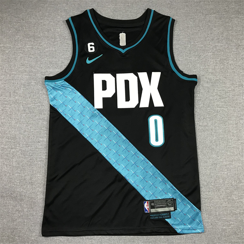 2023 Blazers #0 Embroidery