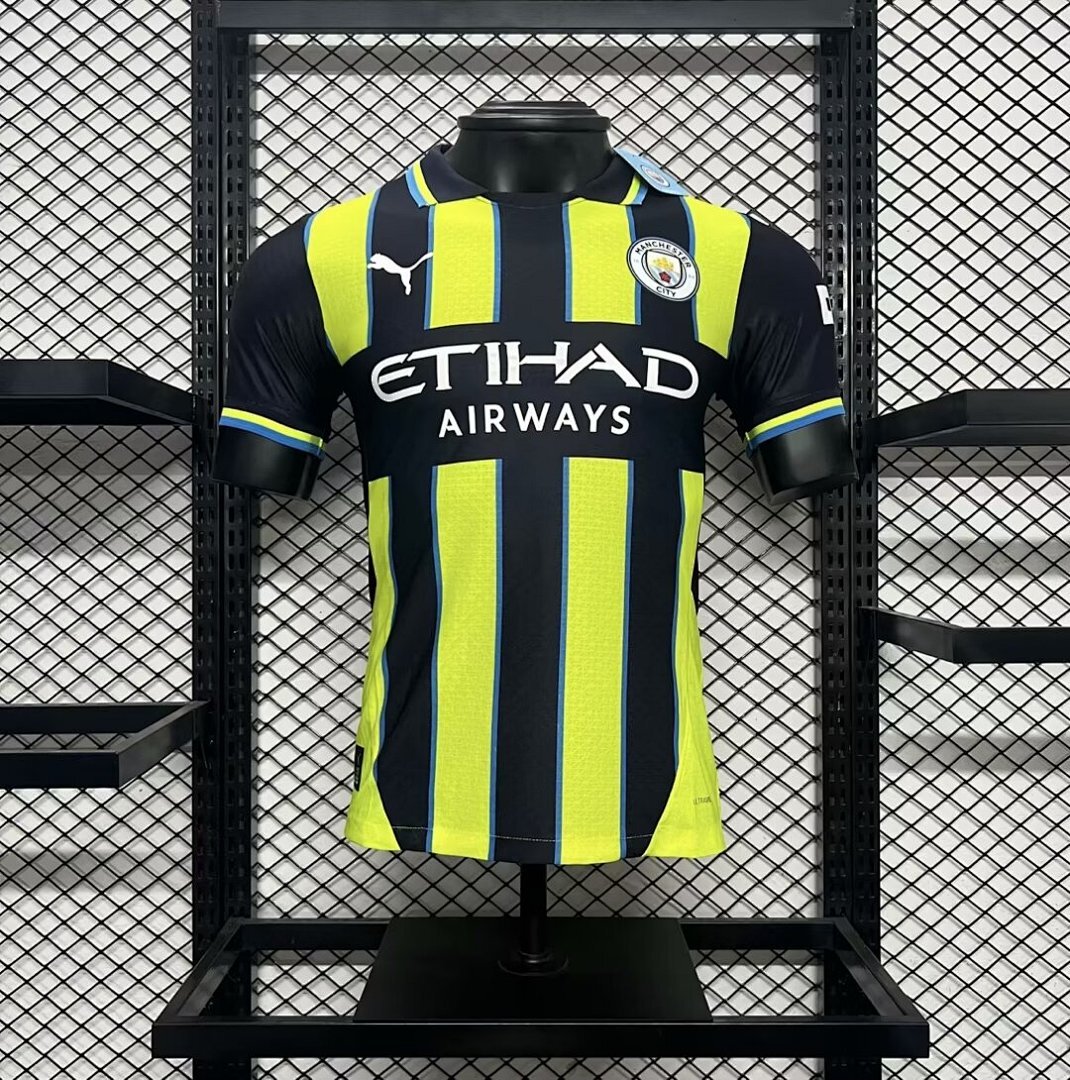 Manchester City 2024/25 Away Jersey Player Version